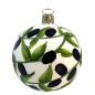 Preview: Christborn Weihnachtsanhänger, Kugel Pop Art Love gelb, rot pink bemalt, Love, Kiss,